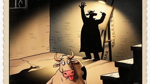 FARSIDE - cow eating #gaming #rumble #trump #venezuela #farside #comics