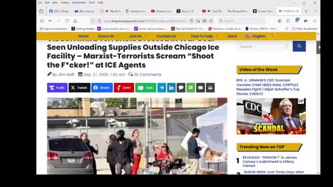 Antifa Terrorists Dressed in War Gear Seen Unloading Supplies Outside Chicago Ice Facility