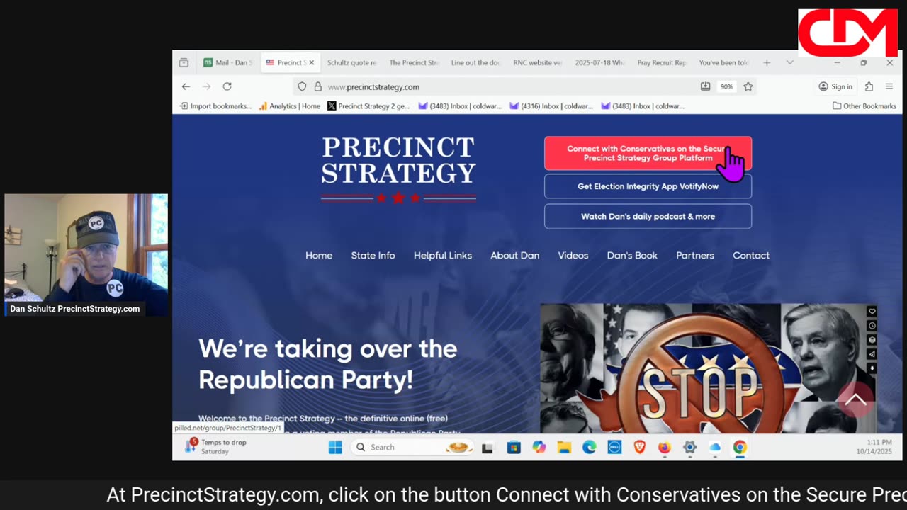 Precinct Strategy Can "We the People" prevail? Dan Schultz October 14 2025