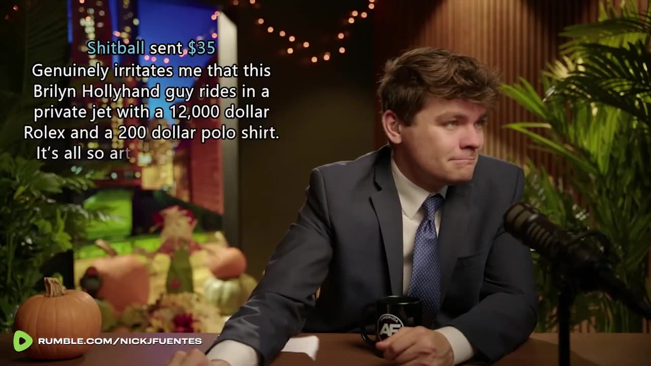 Nick Fuentes WARNS Superchatter: Don’t Let Brilyn Hollyhand AuraFarm Him!