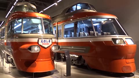 Odakyu Romance car Museum in Ebina Japan