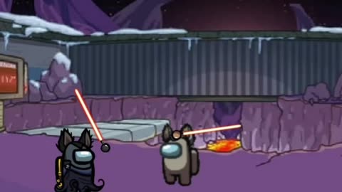 Dark Vexst Among Us vs Lord Darker Among Us | Cut-out Animation