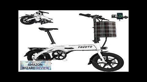 Favoto Folding Electric Bike for Adults 38lbs Ultra Lightweight 14" Ebike ReviewB0CTY3S5BY