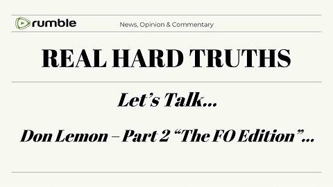 LIVE - The Don Lemon Case - 1/31/26