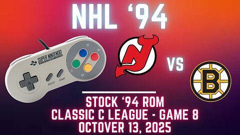 L '94 Fall Classic SNES C - Bruins (slapsteve94) at Devils (Len) {SNES} Game 8