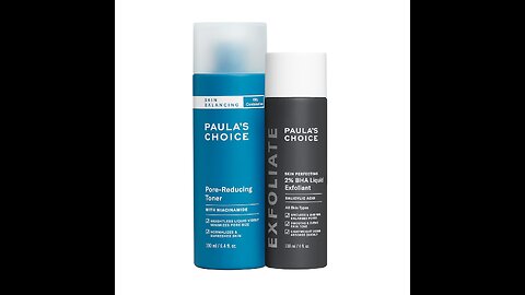 Paulas Choice 2% BHA Liquid Exfoliant & Skin Balancing Toner