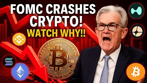 Bitcoin Crashing after FOMC!! Watch What Comes Next!!