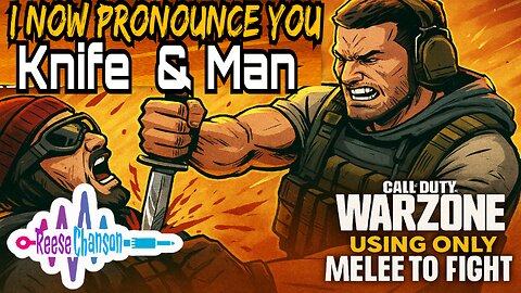 I now pronounced you 🔪 knife and man, call of duty warzone : using only melee to fight