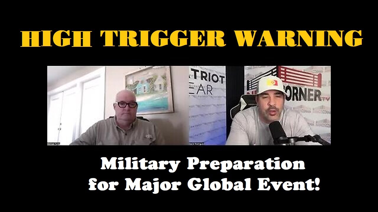 David Nino Rodriguez: 12/1/25! Military Preparation for Major Global Event!