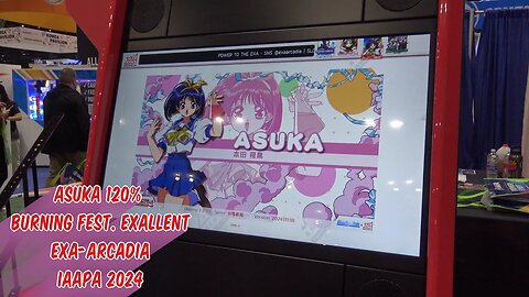 Playing An Early Build of Asuka 120% Burning Fest. Exallent [IAAPA 2024]