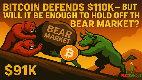 🔥 Bitcoin Fights Back! Bulls Defend $110K — But Can They Save This Rally? 💪 EP. 196