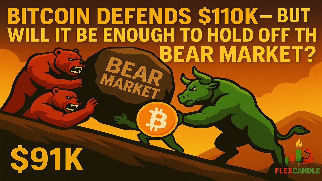 🔥 Bitcoin Fights Back! Bulls Defend $110K — But Can They Save This Rally? 💪 EP. 196