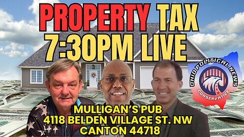 Property Taxes Townhall at Mulligan's Pub