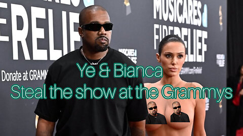 Unedited: Kanye West & Bianca Censori turn heads at the Grammys