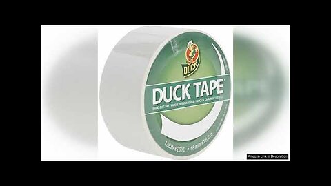 Duck 1265015 1.88" x 20 yd Winking Tape, Single Roll, White Review