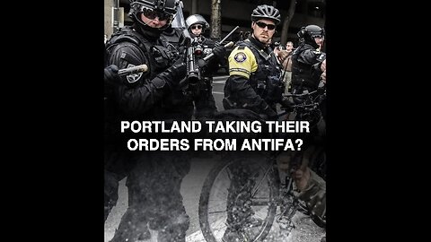 Captioned - Is Portland police taking side with Antifa?
