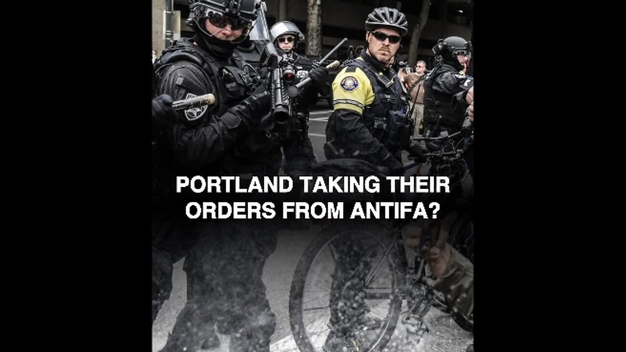 Captioned - Is Portland police taking side with Antifa?