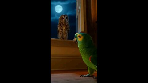 the #parrot Parrot Meets Someone Who Talks Less Than His Therapist