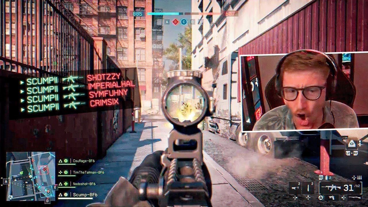 SCUMP PLAYS BATTLEFIELD 6 MULTIPLAYER FOR THE FIRST TIME!