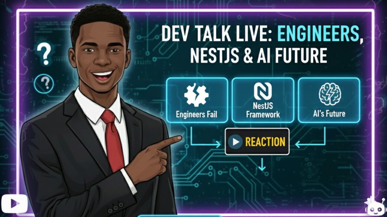 Dev Talk Live: Reacting to Why Engineers Fail, NestJS, and AI's Future