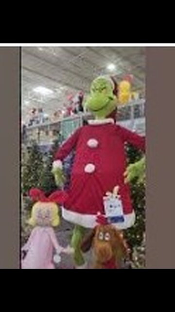 The Grinch🎄 holiday decorations at Lowes 🛠 #shorts #shortvideo