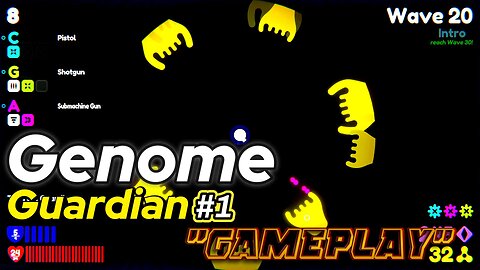 Genome Guardian 🧬 | #1 First Run – Learning the Basics & Strange T-Microbe Victory | No Commentary