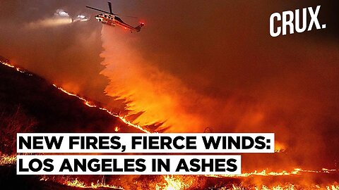 "What Hell Looks Like" Neighborhoods Destroyed, Distraught Residents Flee From Los Angeles Wildfires