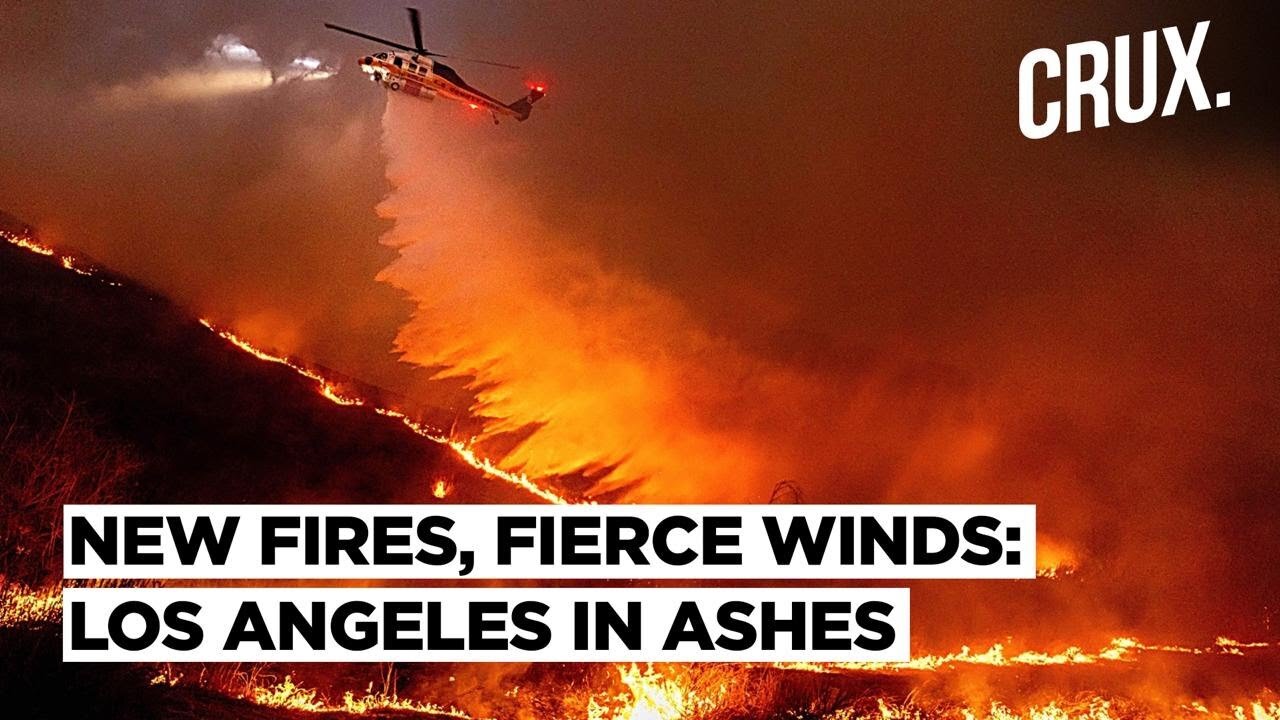 "What Hell Looks Like" Neighborhoods Destroyed, Distraught Residents Flee From Los Angeles Wildfires