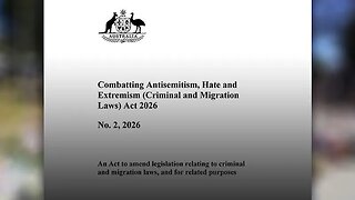 Australia's New Hate Laws