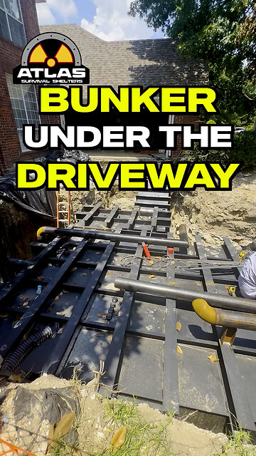 Installing a Bunker Under the Driveway