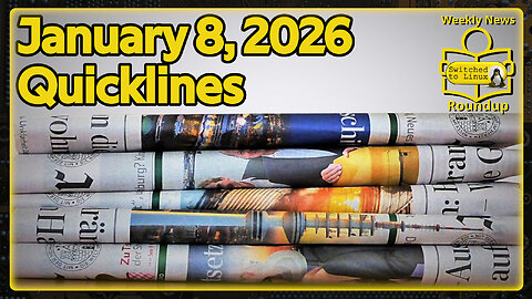 January 8th, 2026 Quick Lines | Weekly News Roundup