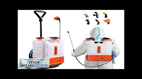 VEVOR Battery Powered Backpack Sprayer with Cart 0-94 PSI Adjustable Pressure 4 Review