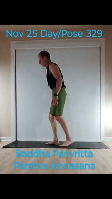 Baddha Parivritta Parshva Konasana / Bound Revolved Side Angle Pose
