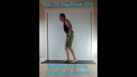 Baddha Parivritta Parshva Konasana / Bound Revolved Side Angle Pose