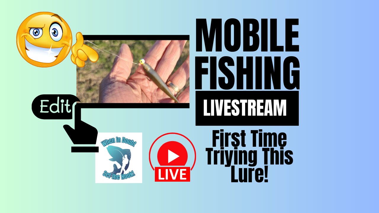 BFS Fishing with Shimano Scorpion BFS and Yum Sonar Lure #mobile #Fishing #livestream - Edited