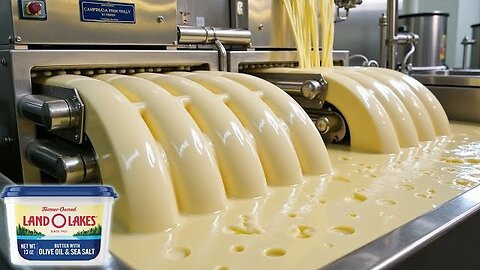 How Butter is Made in a Factory | The Process of Making Unsalted Butter in a Factory