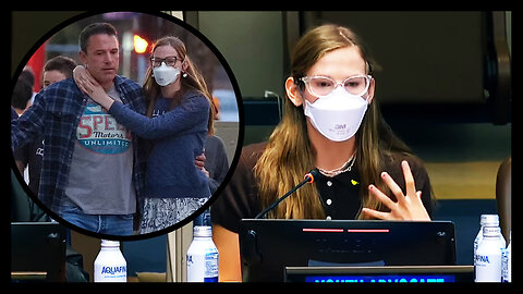 Ben Affleck's Daughter Speaks About Masking At The UN