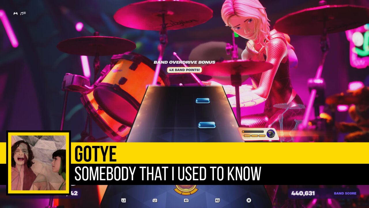 Gotye - Somebody That I Used To Know | Expert Drums 100% FC | Ps5 Controller | Fortnite Festival