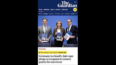 r/TwoXChromosomes | Germany to classify date rape drugs as weapons to ensure justice for survivors