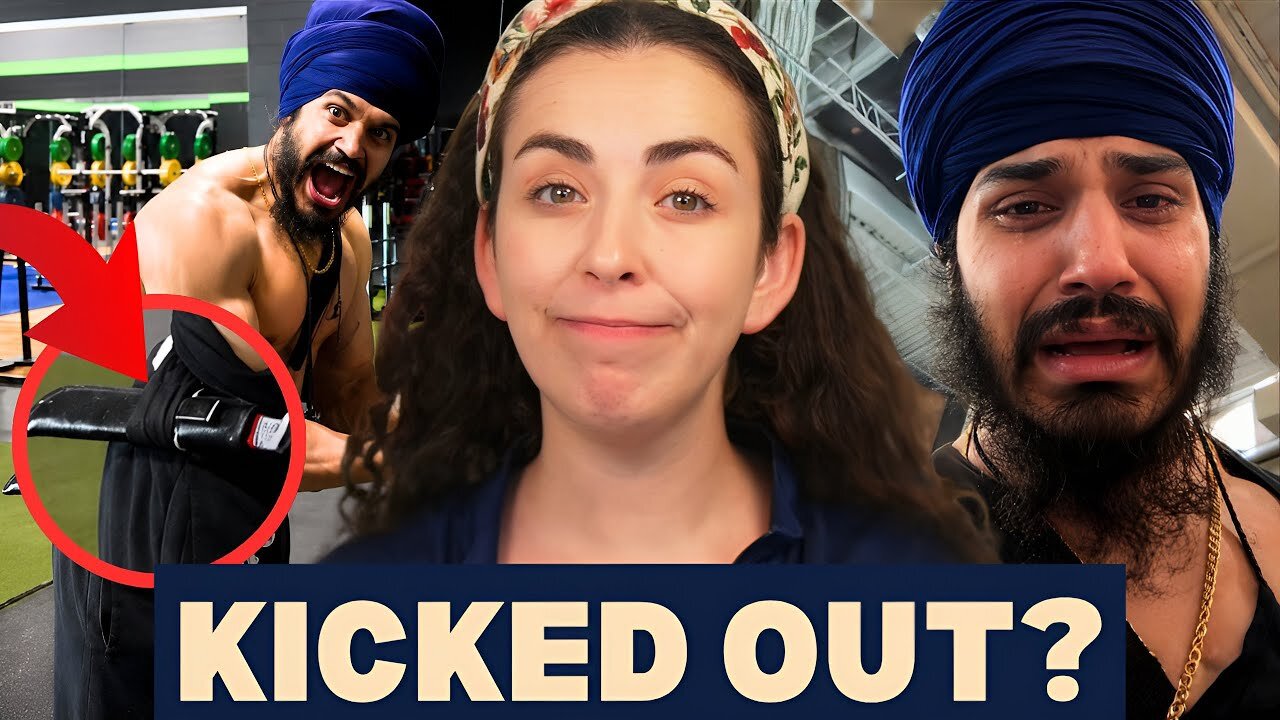 Sikh Brings SWORD To Gym….Cries Racism After Getting Kicked Out!