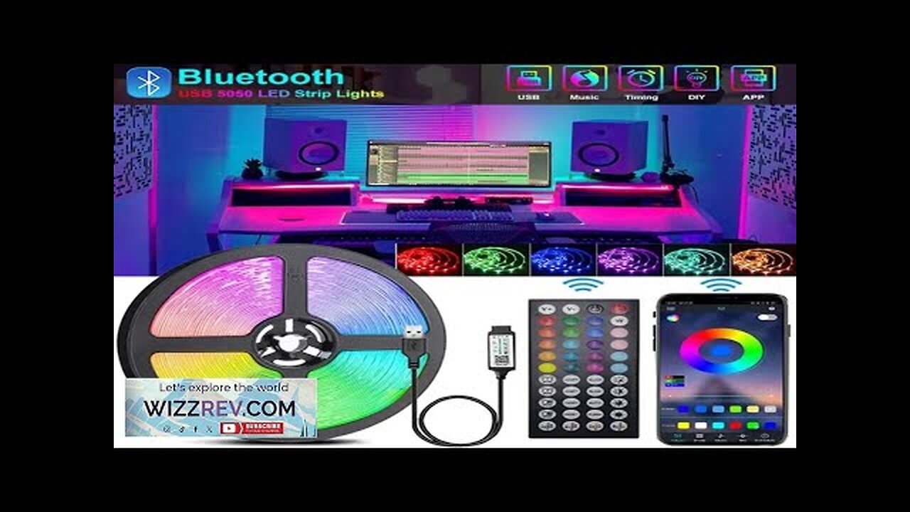 Rgb Led Light Strips 5V USB Bluetooth Wifi 5 10 Meters Led Review