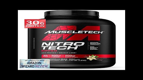 Protein Powder for Weight Loss MuscleTech Nitro-Tech Ripped Lean Whey Review