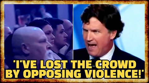 Tucker TORCHES Israel, CALLS OUT TP USA Audience TO THEIR FACES