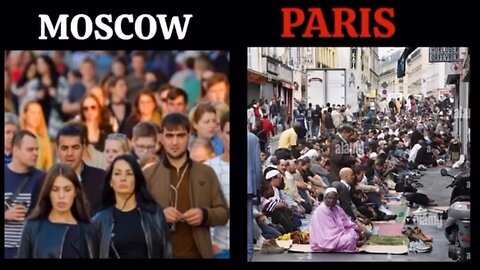 Arrogant Europeans call Russia a third world country as their cities crumble from mass migration