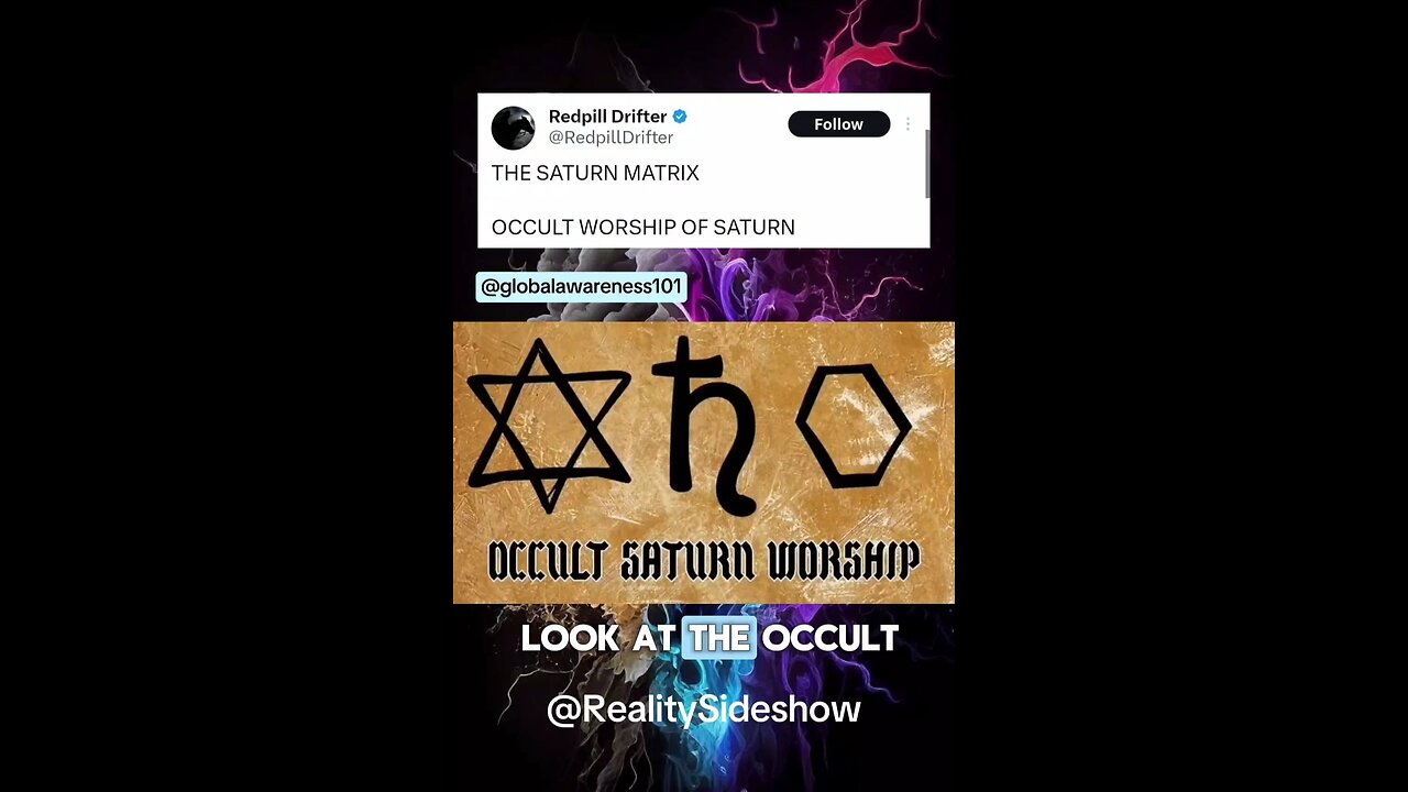 Insight into The Saturn Matrix, black cube matrix occult worship of Saturn.