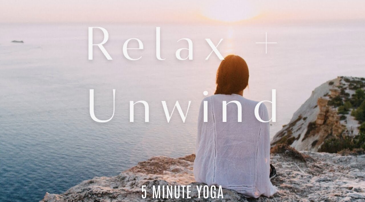 Yoga to relax💫 your body and mind in under 5 minutes