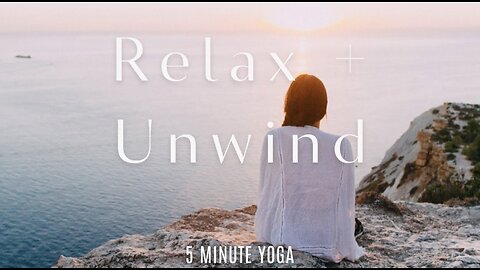 Yoga to relax💫 your body and mind in under 5 minutes