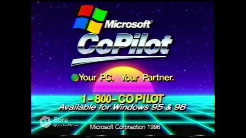 Microsoft CoPilot [1990s SORA Commercial]