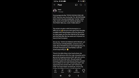 exposing zexyos defamatory posts