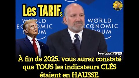 Howard Lutnick WEF 2026 Les tarifs...